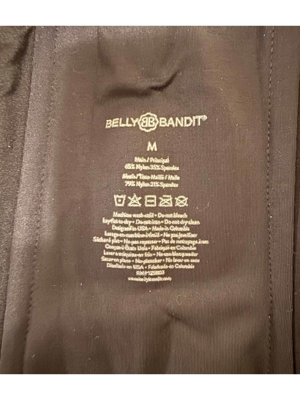Belly Bandit Luxe Postpartum Belly Wrap in Black Medium - Picture 2 of 2